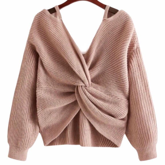 Sweaters - Reversible Twist  Sweater